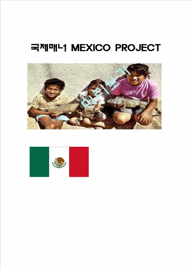 국제매너 MEXICO,맥시코-역사,문화,관광,음식,매너,예절   (1 )